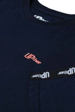 Uptheir Tri Shoulder Tape Crew Neck T-Shirt - Navy -Famous Menswear Store tumbnail 4f844c21 31ee 4baf b8dc b9f84ecca50f