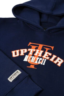 Uptheir Aiskew Roman Numeral Graphic Hoody - Dark Sapphire -Famous Menswear Store tumbnail 51331a0a 5aec 4b1f a1ad a348ec713736