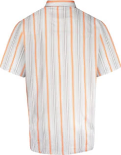 Uptheir Bowland Candy Striped SS Linen Blend Shirt - Orange -Famous Menswear Store tumbnail 534d560a dfff 4145 b594 952f1a54c225