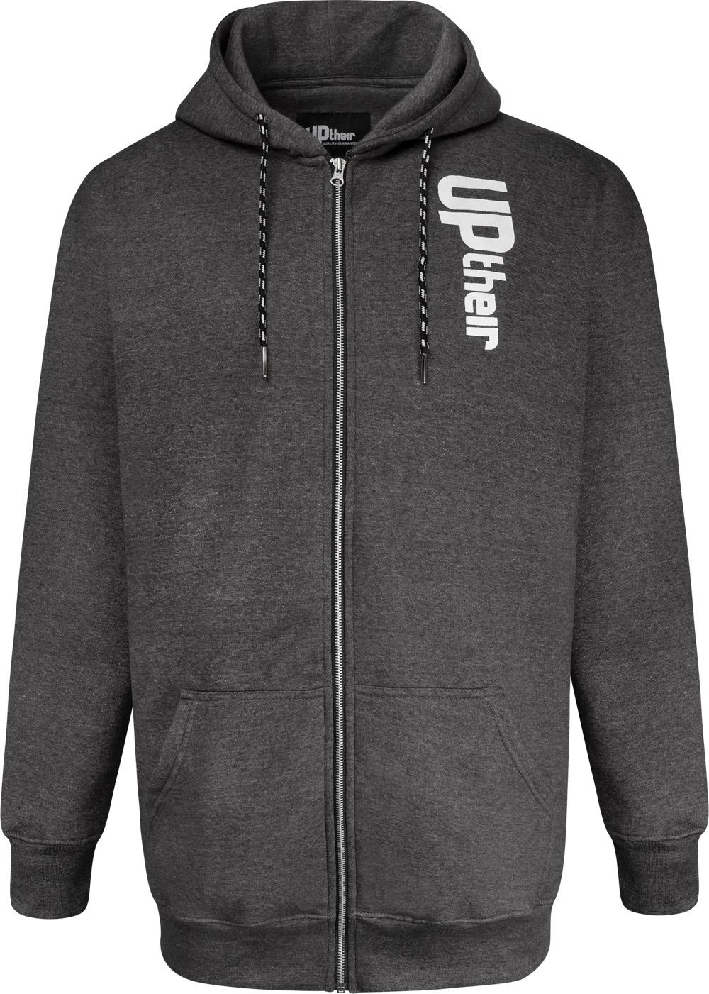Uptheir Baltic Large Chest Logo Print Hoody - Carbon 4 Uptheir Baltic Large Chest Logo Print Hoody - Carbon - Image 2