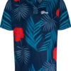 Uptheir Han TALL Floral Leaf Print Polo Shirt - Navy -Famous Menswear Store tumbnail 598e3309 84ec 4364 af29 2b4e0b685add