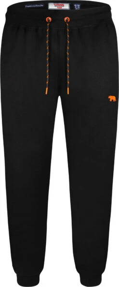 Duke D555 Buckingham TALL Relaxed Essential Joggers - Black