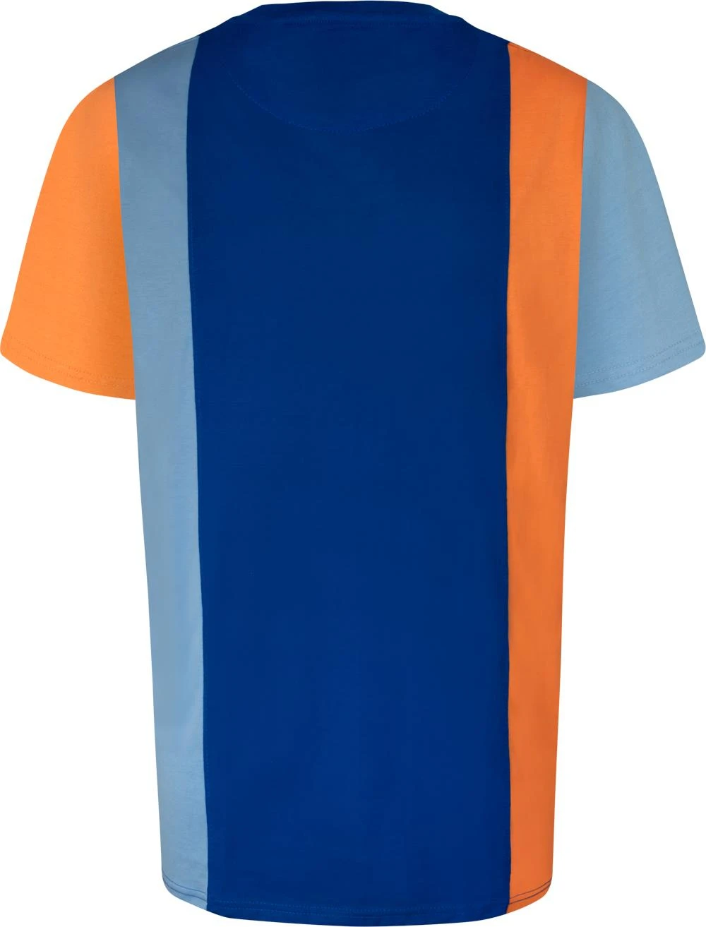 Uptheir Square Vertical Cut And Sew Block T-Shirt - Blue 3 Uptheir Square Vertical Cut And Sew Block T-Shirt - Blue