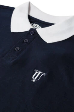Uptheir Oxxy TALL Contrast Collar Polo Shirt - Navy -Famous Menswear Store tumbnail 5d52bc3f 121d 4c23 847c f6aa98990ac4