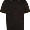 Kam Dobby Print Contrast Collar Polo Shirt - Black -Famous Menswear Store tumbnail 5dc6d23d 0dfa 472c b33b e5ae238d0f07