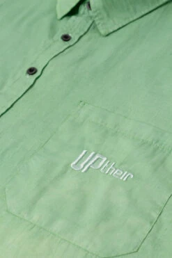 Uptheir Clem Ombre Short Sleeve Shirt - Green -Famous Menswear Store tumbnail 5df4aea3 593f 4476 baca 64de3ec11f9a