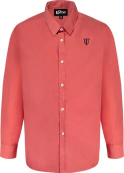 Uptheir Oxford Formal Long Sleeve Shirt - Desert Rose