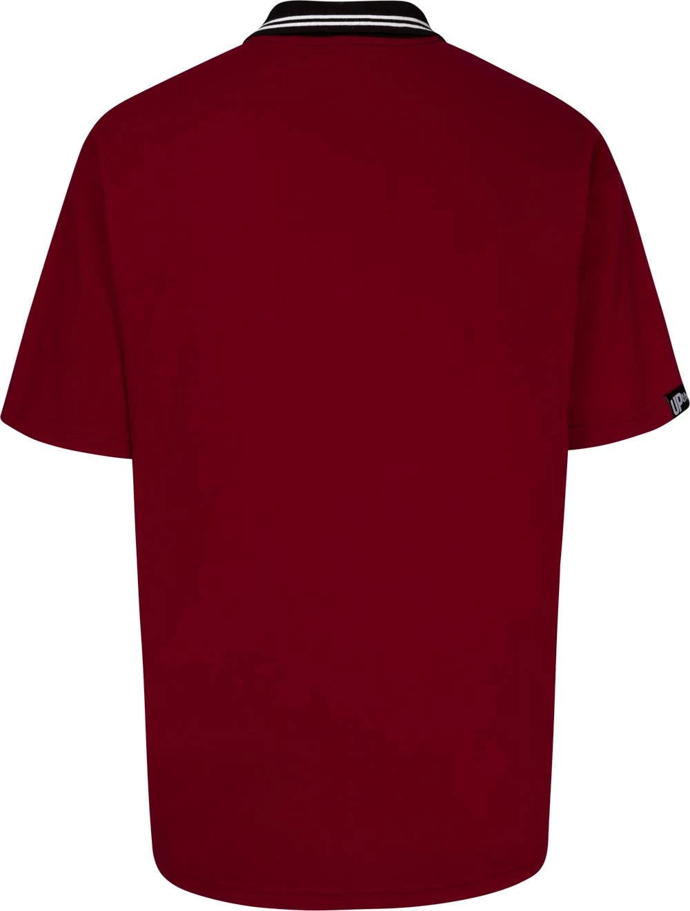 Uptheir Up To No Good Polo With Pocket Detail - Burgundy 4 Uptheir Up To No Good Polo With Pocket Detail - Burgundy - Image 2