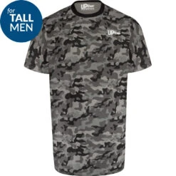 Uptheir Camo TALL All Over Camo Crew Neck Tee - Black -Famous Menswear Store tumbnail 62fc56f6 1734 4a2a af71 a92f66ee0af7