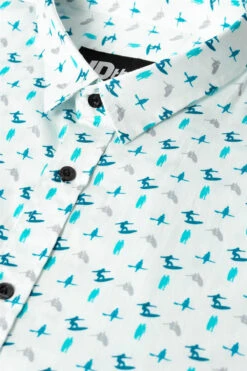Uptheir Buxton Surfer Dude SS Print Shirt - White -Famous Menswear Store tumbnail 6349aa53 9520 4f0a a8fc 4edcdfa16237