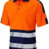 Leo Watersmeet Coolviz Polo Shirt - Orange Navy -Famous Menswear Store tumbnail 6741eb45 159c 4c87 a86b d55ba9b0a7b2