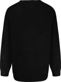 Uptheir Starling V-Neck Collar Knitted Sweater - Black