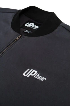 Uptheir Lucky Jersey Bomber Jacket - Charcoal Marl -Famous Menswear Store tumbnail 680a0726 6d73 4371 95b4 5addce8282d0