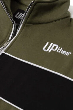 Uptheir Clear Mind Chest Stripe Gilet - Olive -Famous Menswear Store tumbnail 68df4474 0e1b 427d 8266 8997b327aa41