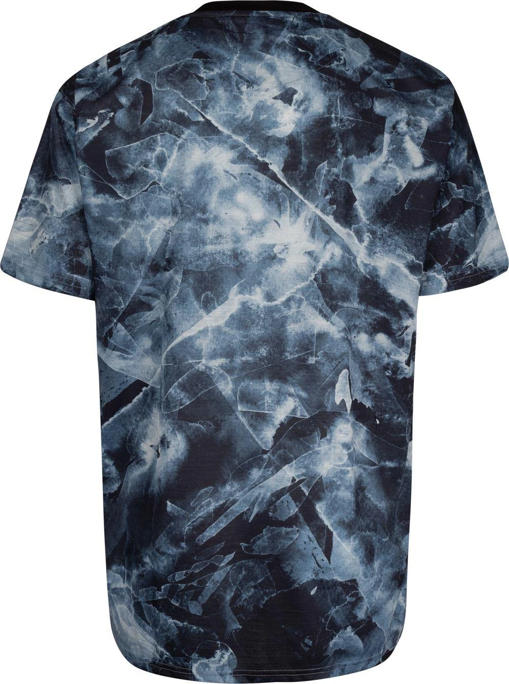 Uptheir Baron All Over Marble Print T-Shirt - Blue 4 Uptheir Baron All Over Marble Print T-Shirt - Blue - Image 2