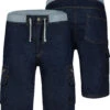 Uptheir Aragon TALL Ribbed Waistband Denim Shorts Dark Blue 1 Uptheir Aragon TALL Ribbed Waistband Denim Shorts Dark Blue -Famous Menswear Store tumbnail 69b5b663 fd7b 41e6 b290 2b5d077a21ab