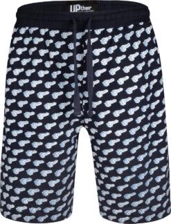 Uptheir Leia Logo Print Crew Neck SS Pyjama Set - Blue -Famous Menswear Store tumbnail 6b6d0bd8 50ae 47f4 923f 1f00fe14a0f3