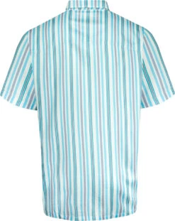 Uptheir Bowland Candy Striped SS Linen Blend Shirt - Blue -Famous Menswear Store tumbnail 6ba499d7 e18a 4bd3 aaba fae10a100aab