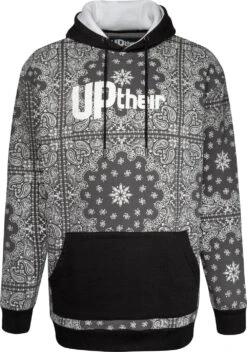 Uptheir Cracker All Over Print Hoody - Grey -Famous Menswear Store tumbnail 6bbc04e3 a7d5 4c0e b6f0 9b1e213da81c