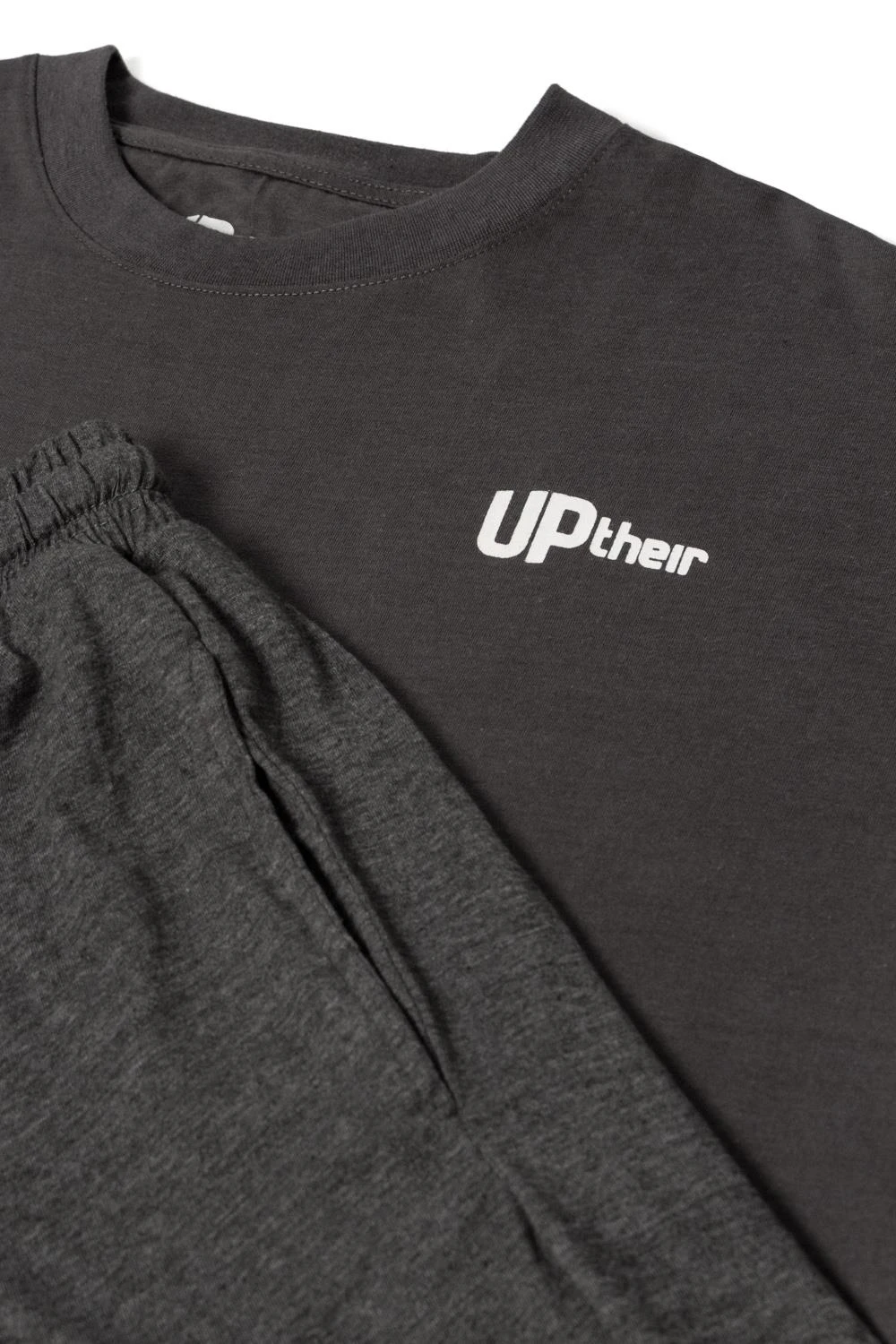Uptheir Tour Short Sleeve Pyjama Set - Carbon Grey 6 Uptheir Tour Short Sleeve Pyjama Set - Carbon Grey - Image 4