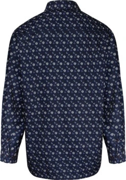 Uptheir Terek All Over Botanical Print Shirt - Sapphire -Famous Menswear Store tumbnail 6e6069de 3f51 4e98 80b7 a115594ec370