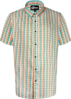 Uptheir Holmes Short Sleeve Checked Shirt - Green -Famous Menswear Store tumbnail 6f1a3401 0832 480f 855b 9de70e00a43a