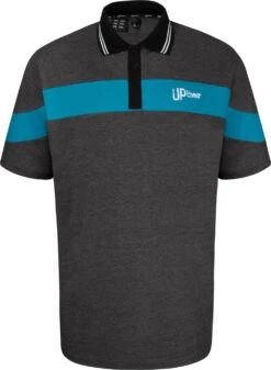 Uptheir So Clever Colour Block Polo - Grey