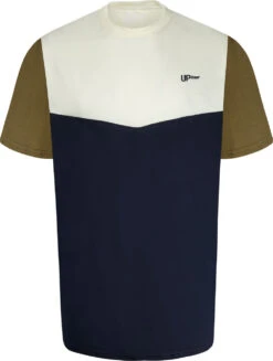 Uptheir Cube Crew Neck Colour Block T-Shirt - Off White -Famous Menswear Store tumbnail 7244ad17 1a59 481b ae30 ad983e199442