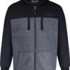 Kam Block Panel Sherpa Lined Hoody - Navy -Famous Menswear Store tumbnail 7268b7d1 0e57 41db 9a7c 28b1f338474b