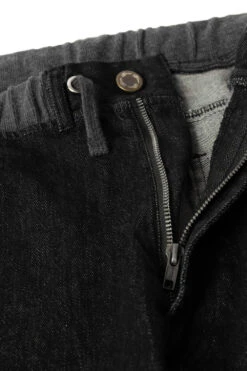 Uptheir Aragon TALL Ribbed Waistband Denim Shorts Black -Famous Menswear Store tumbnail 7304080a bec6 462d 8c2b f2bf640605cd