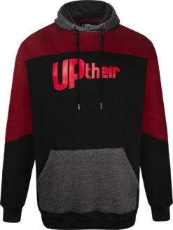 Uptheir Marlon Contrast Panel Overhead Hoody - Black 6 Uptheir Marlon Contrast Panel Overhead Hoody - Black -Famous Menswear Store tumbnail 73558b7a a5be 4ac3 9851 4ec17b2d982f