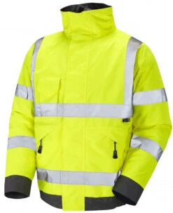 Leo Chivenor Long Sleeved Bomber Jacket - Yellow