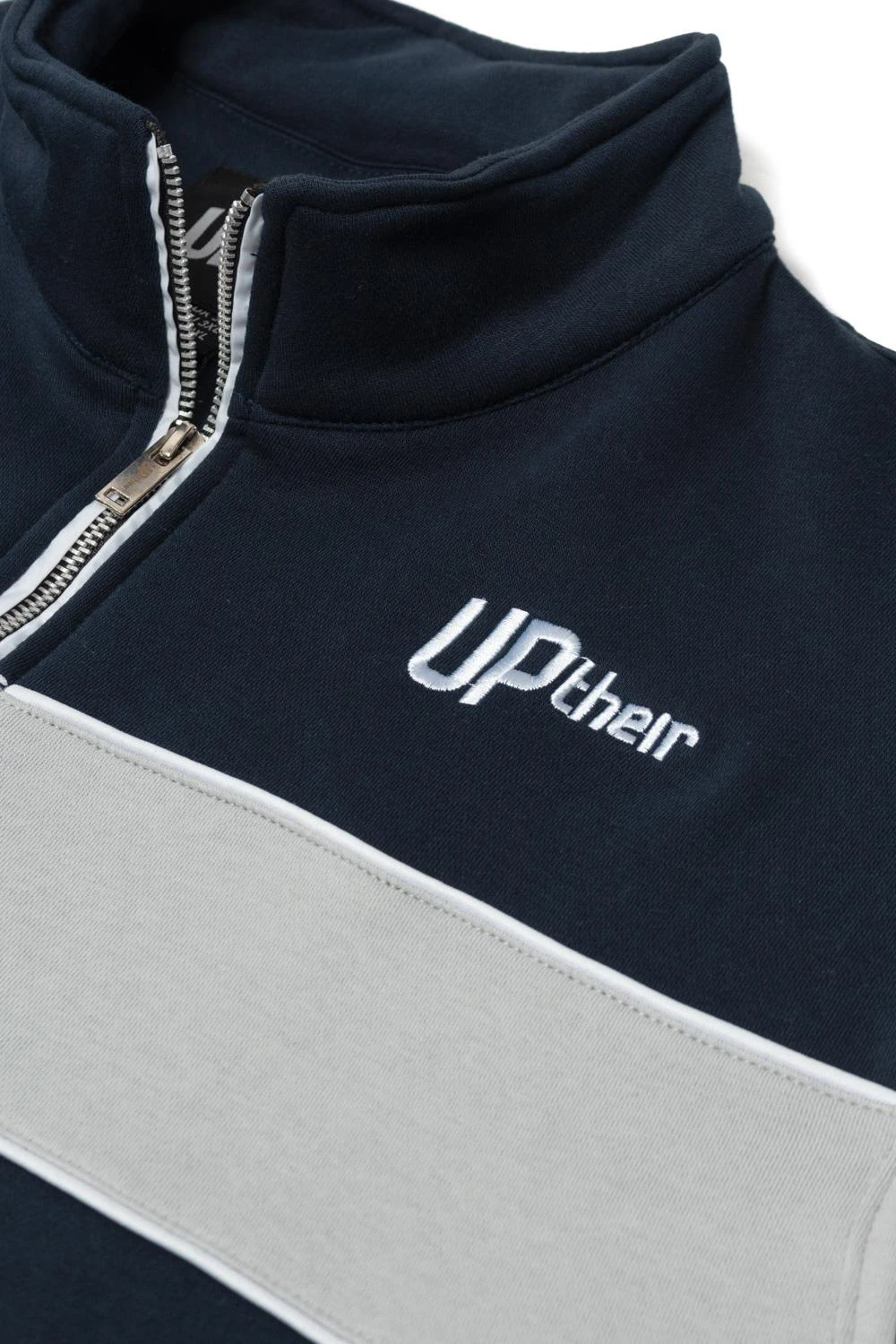 Uptheir Clear Mind Chest Stripe Gilet - Navy 5 Uptheir Clear Mind Chest Stripe Gilet - Navy - Image 3