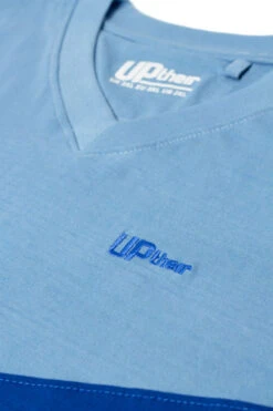 Uptheir Cube Two V-Neck Colour Block T-Shirt - Blue -Famous Menswear Store tumbnail 750a62f8 c510 4f7a b070 66fe8c36324f