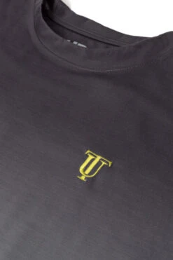 Uptheir Vibe Two TALL Fade Effect Curved Hem Tee - Yellow -Famous Menswear Store tumbnail 75b6178a a410 46d7 90f7 8384085ee9ee