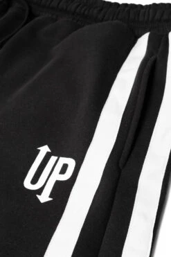 Uptheir Carr Contrast Colour Panel Joggers - Black Cabernet -Famous Menswear Store tumbnail 76239e52 43a4 43f8 a41d 66ef5dfd825b