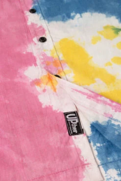 Uptheir Carry Tie Dye Short Sleeve Shirt - Yellow -Famous Menswear Store tumbnail 76b48daf 4cbe 451a b47f d218c3718b2f