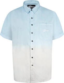 Uptheir Clem Ombre Short Sleeve Shirt - Blue Grey 7 Uptheir Clem Ombre Short Sleeve Shirt - Blue Grey -Famous Menswear Store tumbnail 771f0be3 9555 47d0 98d9 c46589bca866