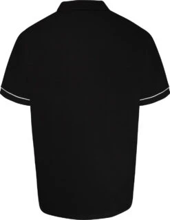 Grey Hawk TALL Smart Zip Neck Polo Shirt - Black