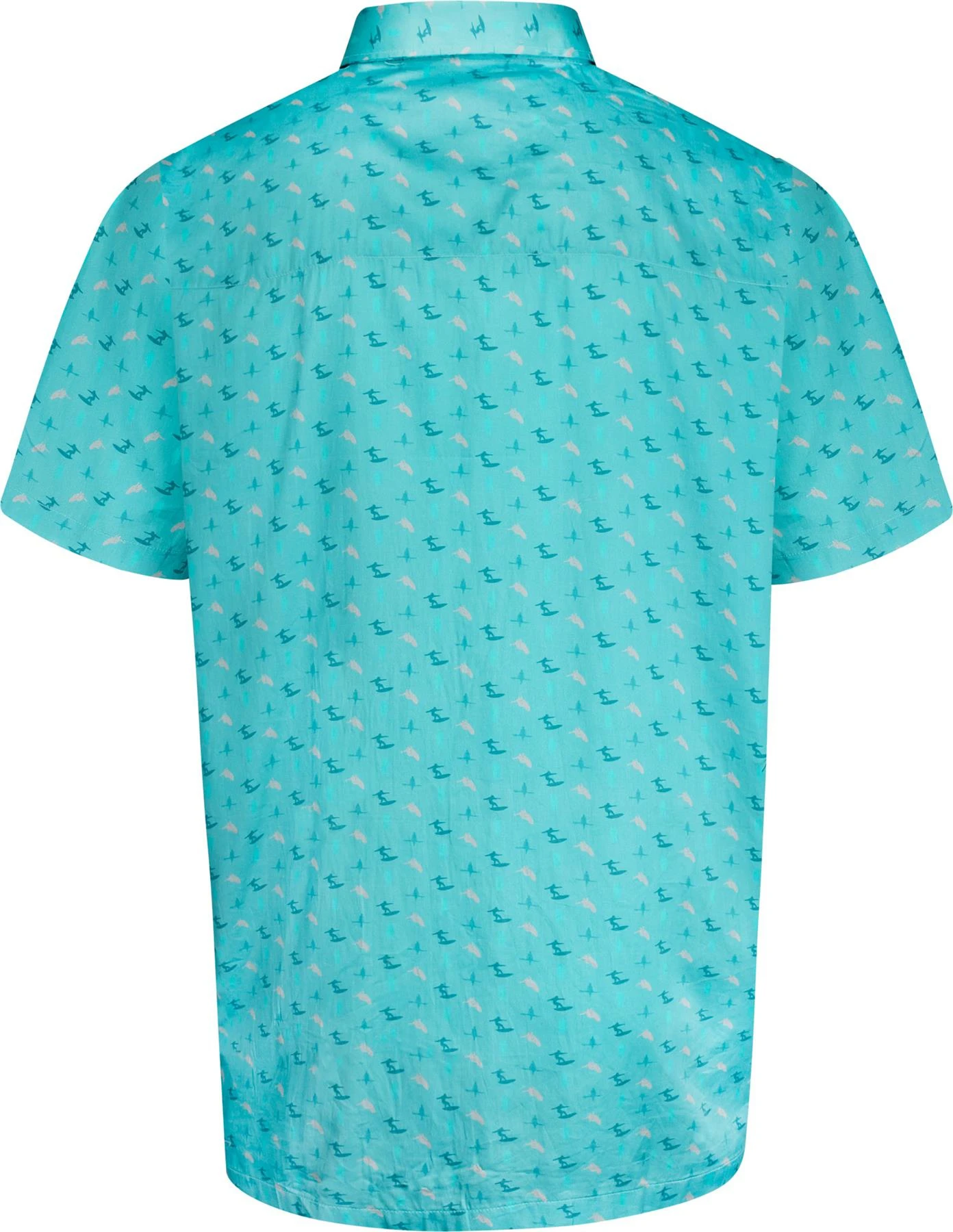 Uptheir Buxton Surfer Dude SS Print Shirt - Blue 5 Uptheir Buxton Surfer Dude SS Print Shirt - Blue - Image 3