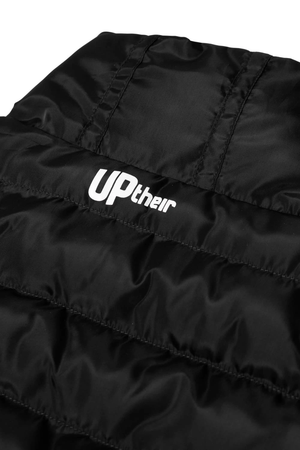 Uptheir Nase Full Zip Puffer Gilet - Black 6 Uptheir Nase Full Zip Puffer Gilet - Black - Image 4