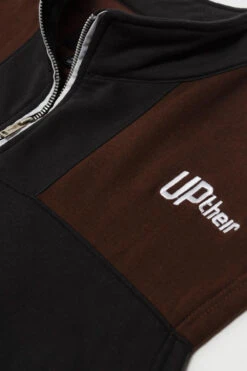 Uptheir The Roller Zip Through Gilet - Black Brown -Famous Menswear Store tumbnail 79f8d10c 2ccd 4551 8c66 7774174bfb38