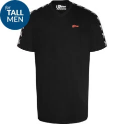 Uptheir Tri Two TALL Shoulder Tape V-Neck T-Shirt - Black 7 Uptheir Tri Two TALL Shoulder Tape V-Neck T-Shirt - Black -Famous Menswear Store tumbnail 7a02be7f 49e7 4fa8 bd1d 8ce1cb574d27