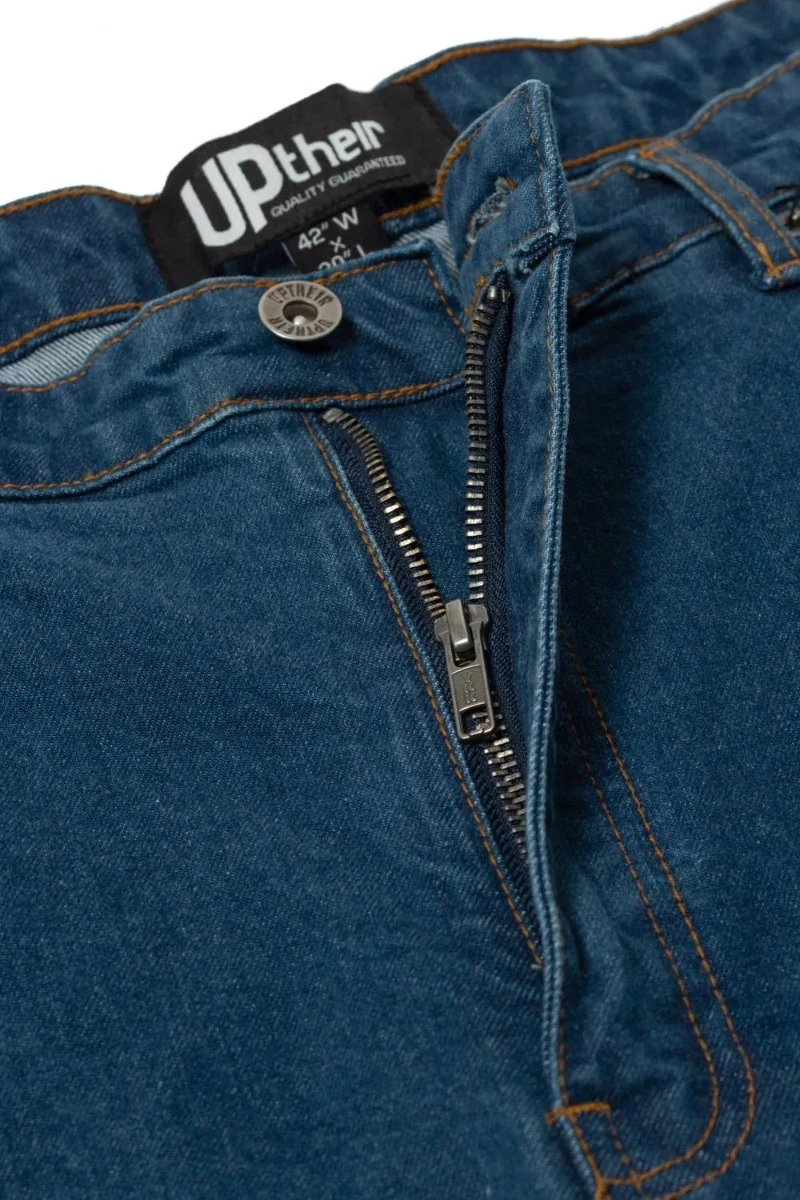 Uptheir Hudson Original Denim Jeans - Mid Wash 7 Uptheir Hudson Original Denim Jeans - Mid Wash - Image 5