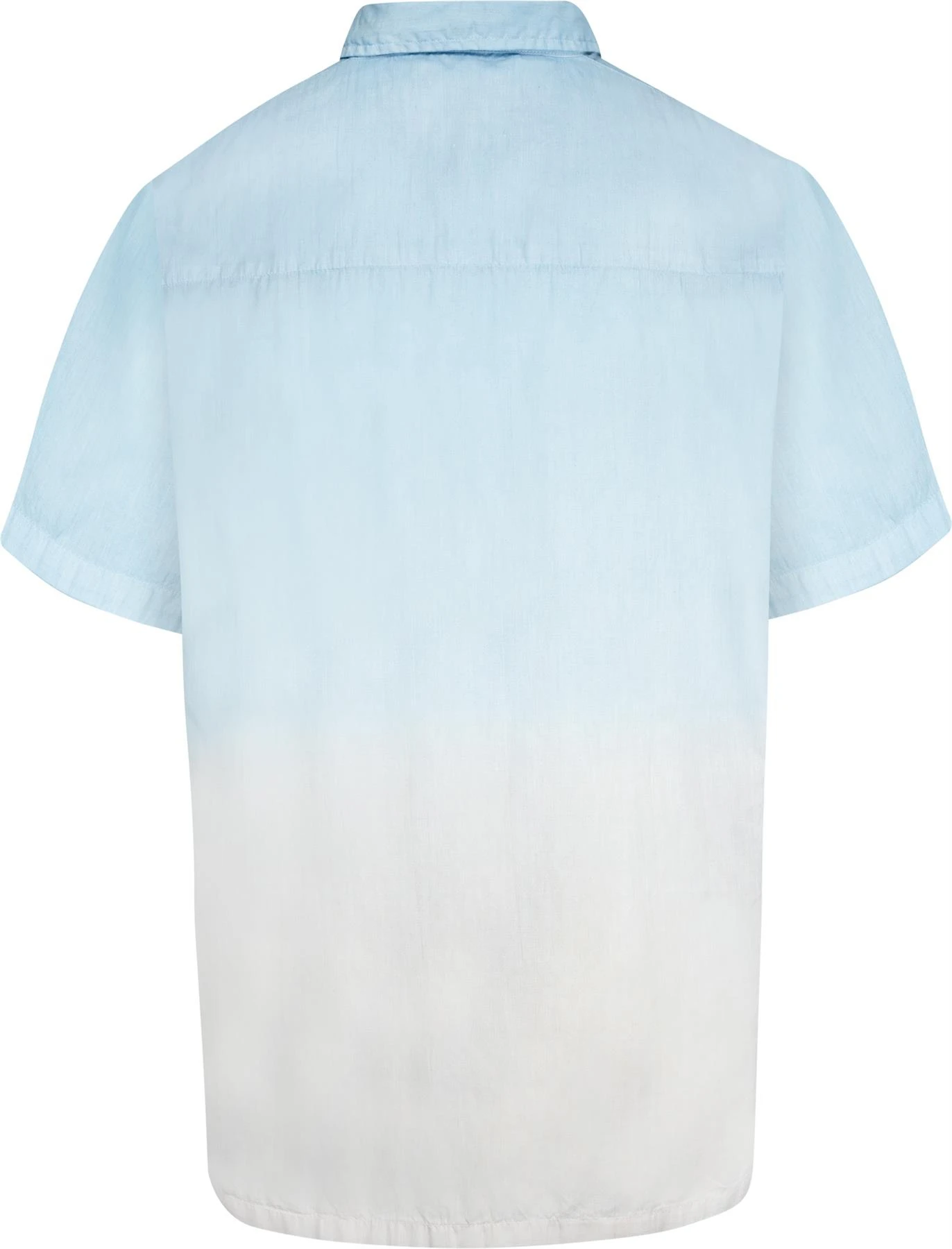 Uptheir Clem Ombre Short Sleeve Shirt - Blue Grey 3 Uptheir Clem Ombre Short Sleeve Shirt - Blue Grey