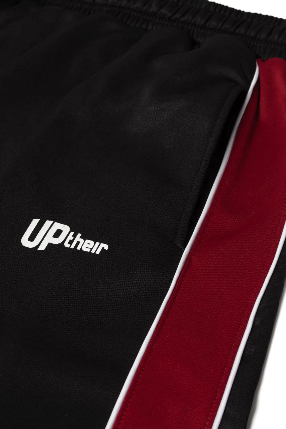 Uptheir Balmoral Side Panel Joggers - Black Cabernet 5 Uptheir Balmoral Side Panel Joggers - Black Cabernet - Image 3