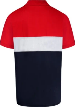 Uptheir Fran TALL Cut And Sew Colour Block Polo Shirt - Red -Famous Menswear Store tumbnail 7c28ae1f 3d3c 43cb befa aab278f5a204
