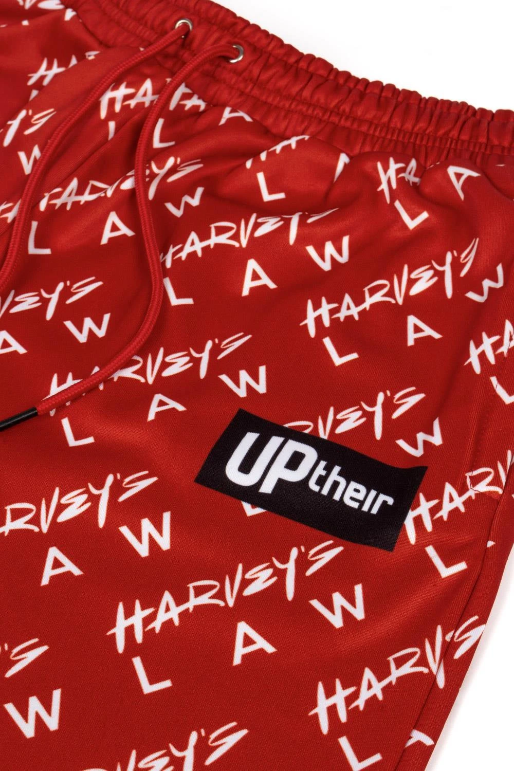 Uptheir Get Serious All Over Print Closed Jogger - Red 5 Uptheir Get Serious All Over Print Closed Jogger - Red - Image 3