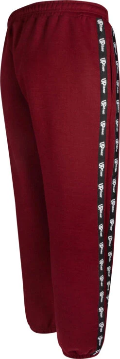 Uptheir Boyne Branded Twin Tape Side Joggers - Cabernet