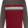Uptheir Yarrow LS Cut & Sew Panel T-shirt - Burgundy Grey -Famous Menswear Store tumbnail 820cb83e 7938 48c7 8917 c2d21da43317